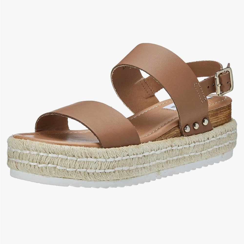 Steve Madden tan espadrille